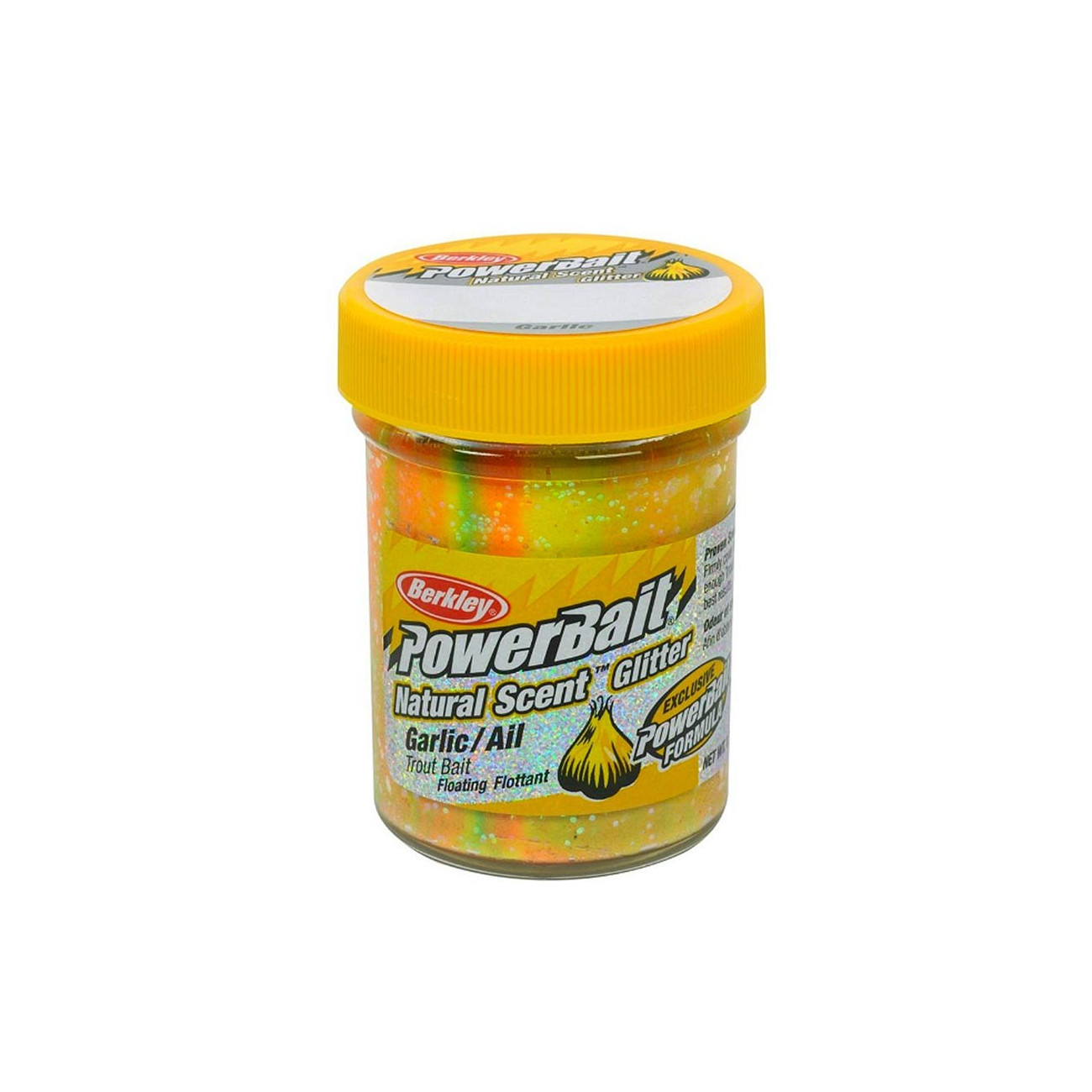 Köp Powerbait Natural Scent Glitter Garlic - Rainbow online på Miekofishing.se