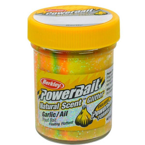 Köp Powerbait Natural Scent Glitter Garlic - Rainbow online på Miekofishing.se