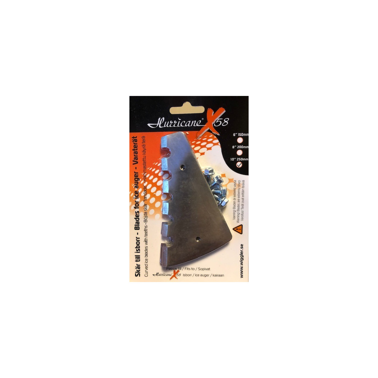 Köp Reservskär 250mm tandade böjda på Miekofishing.se!