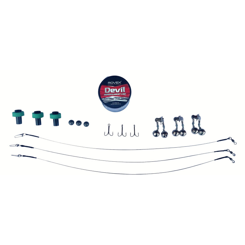 Köp Ismeteset vänster - Gös 1 komplett (3-pack) på Miekofishing.se!