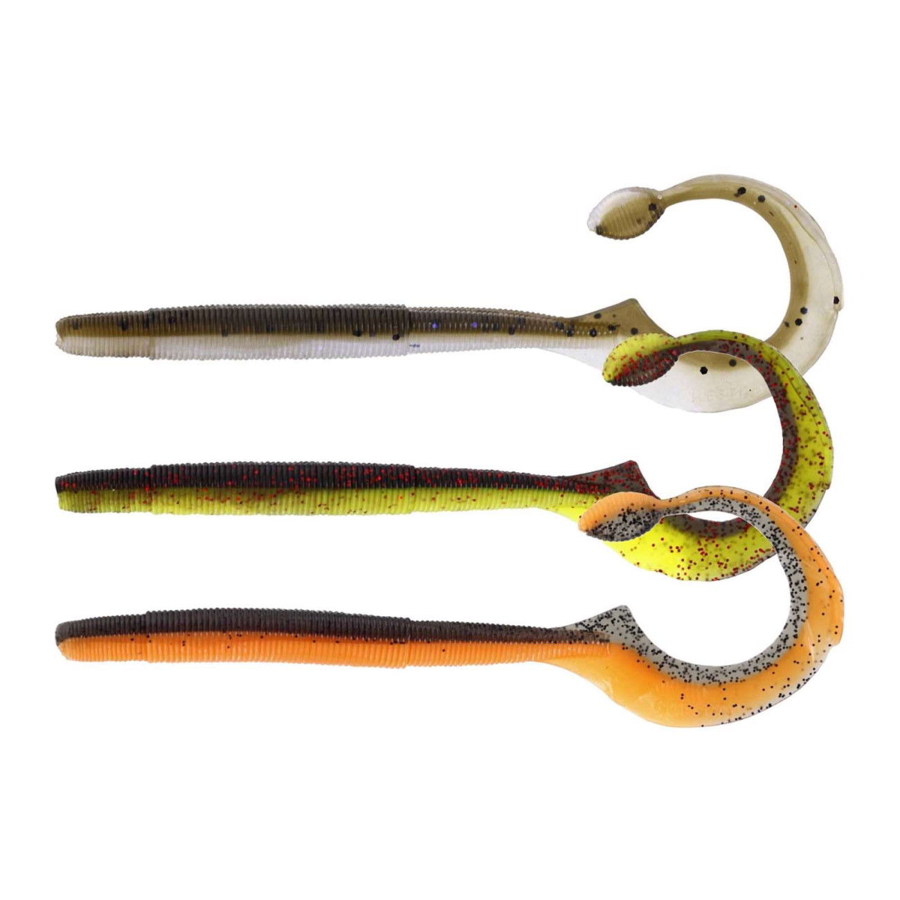 Köp din Westin Ned Worm Curl Dark Water mix 12cm (5-pack)  på Mieko