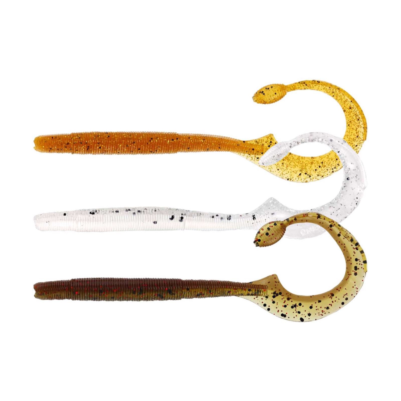 Köp din Westin Ned Worm Curl Clear Water mix 12cm (5-pack)  på Mieko