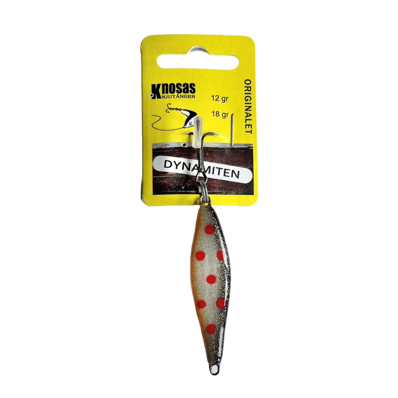 Köp Knosas Dynamiten 18g - Svart/Silver/Glitter på Miekofishing.se!