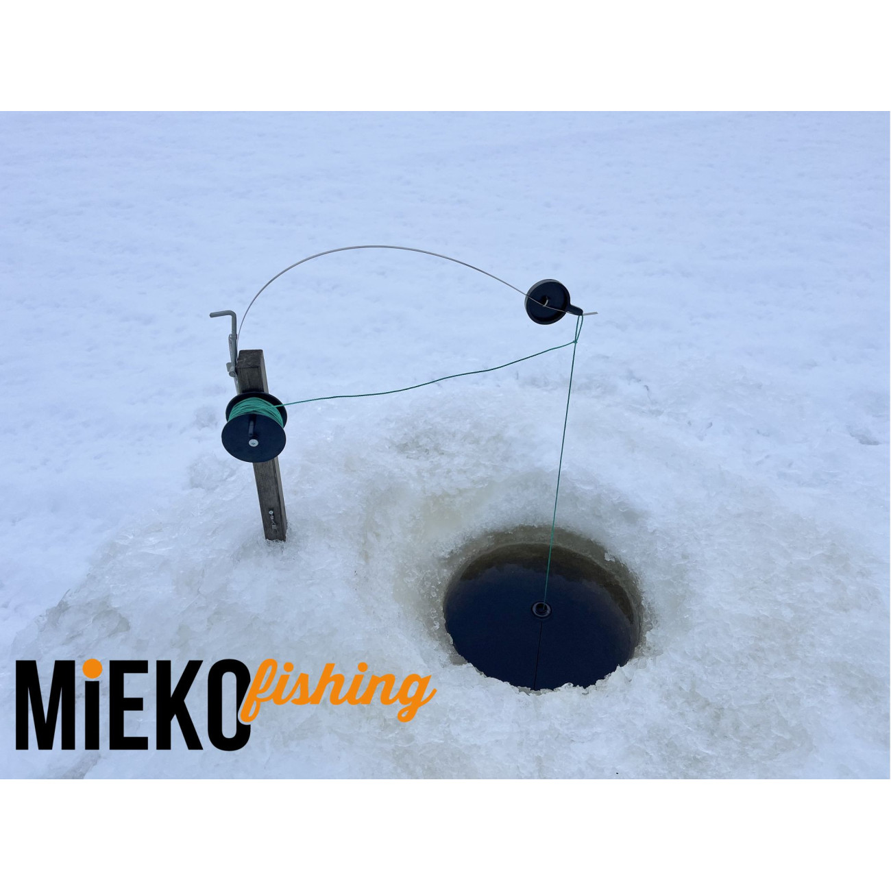 Köp dina kompletta angeldon BLACK LINE edition med monterad WM-mekanism, angelkrok och frysplugg på Mieko Fishing!