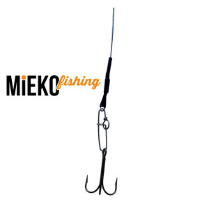 Köp ditt ultimata angeldon BLACK LINE edition med monterad WM-mekanism, trekrok och frysplugg på Mieko Fishing!