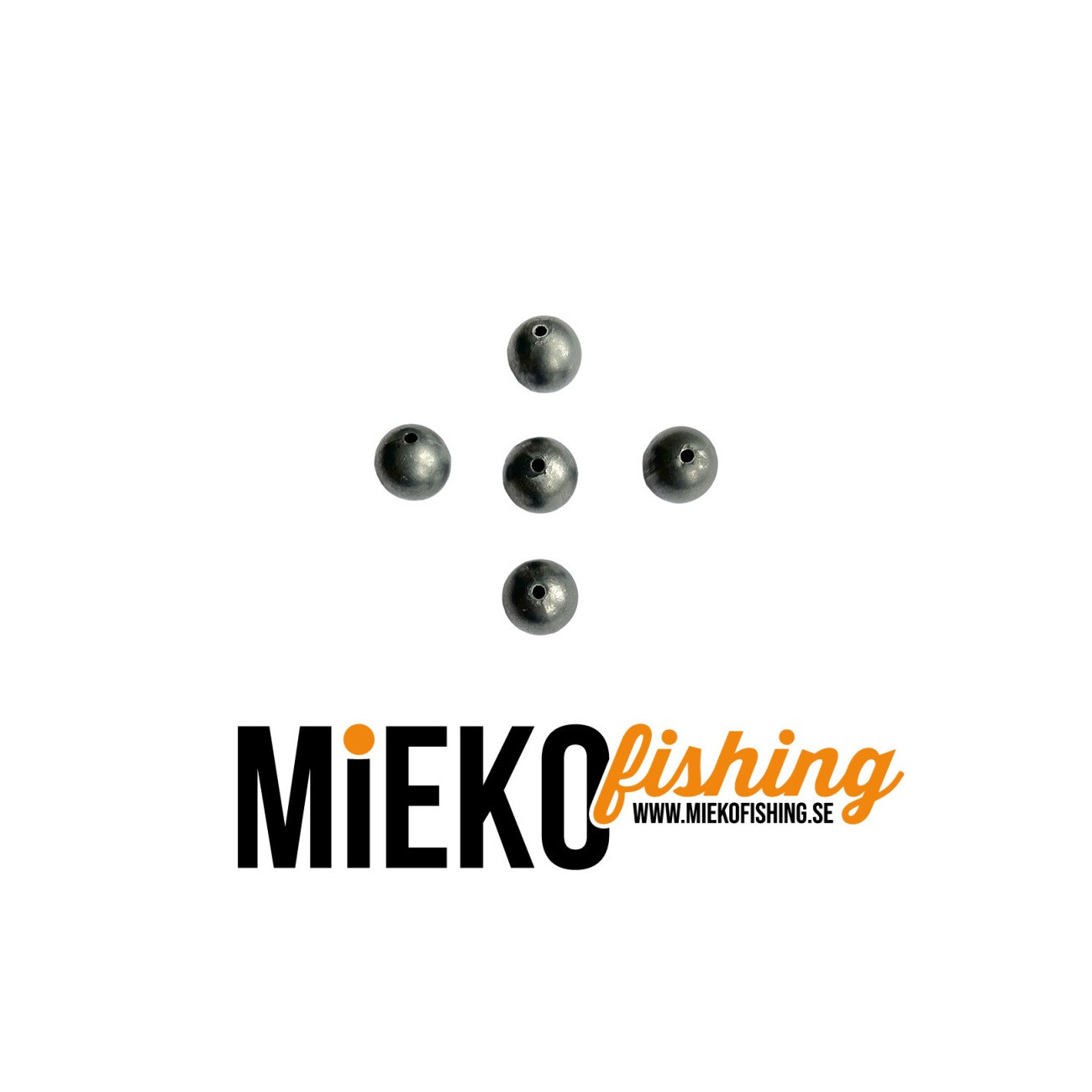 Köp blyfria kulsänken med hål - 7gram (5-pack) på Mieko Fishing!