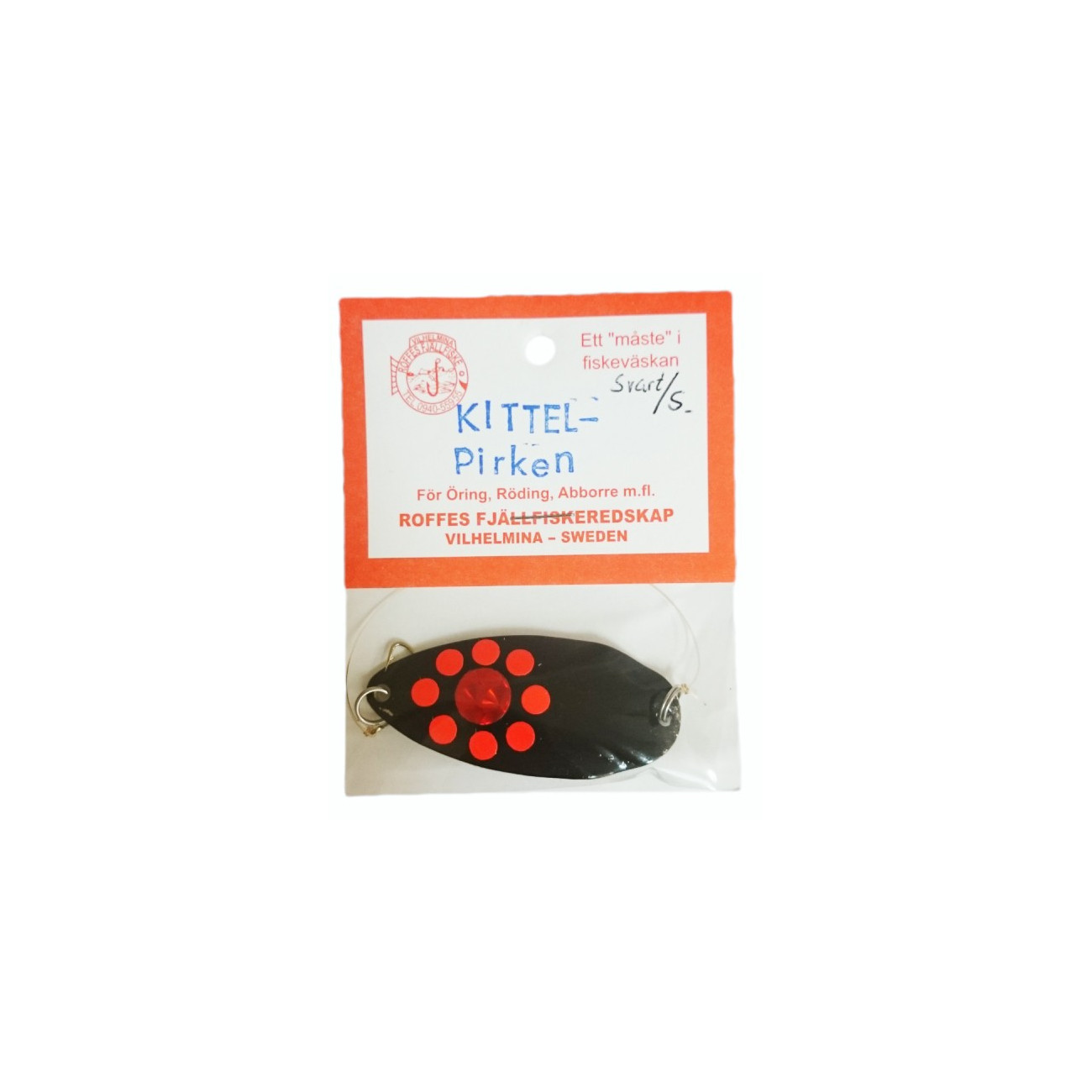 Roffes Kittelpirken 13 gr - Svart/Guld