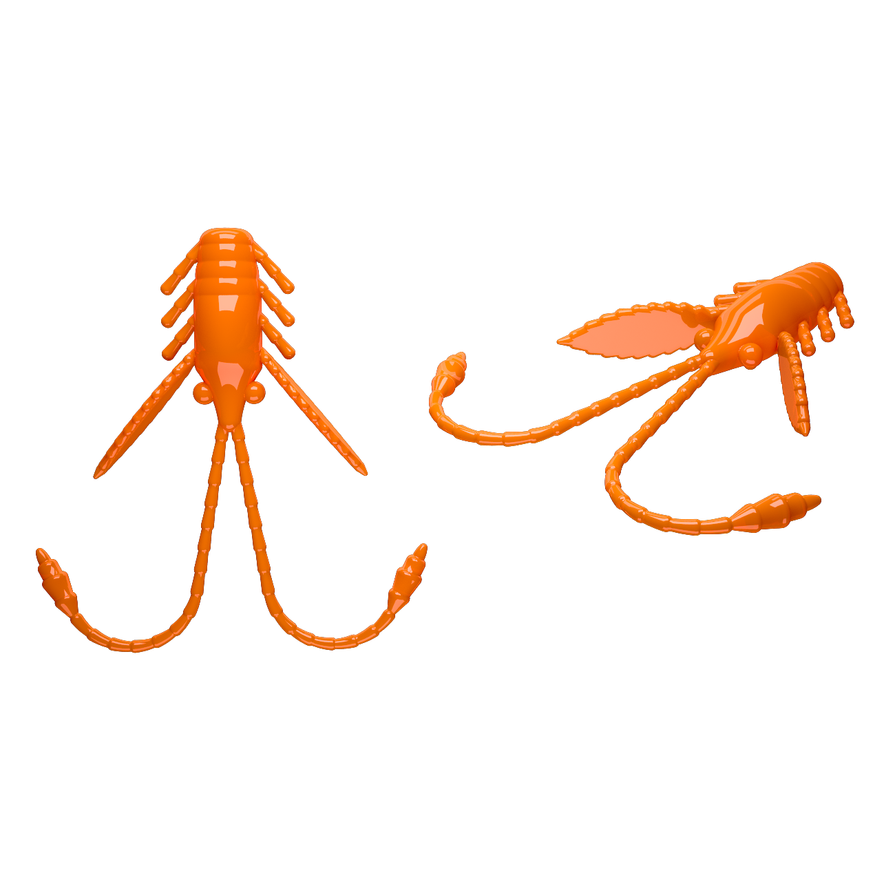 Köp Libra Lures Pro Nymph - Hot Orange (Krill) på MiEKOfishing.se!