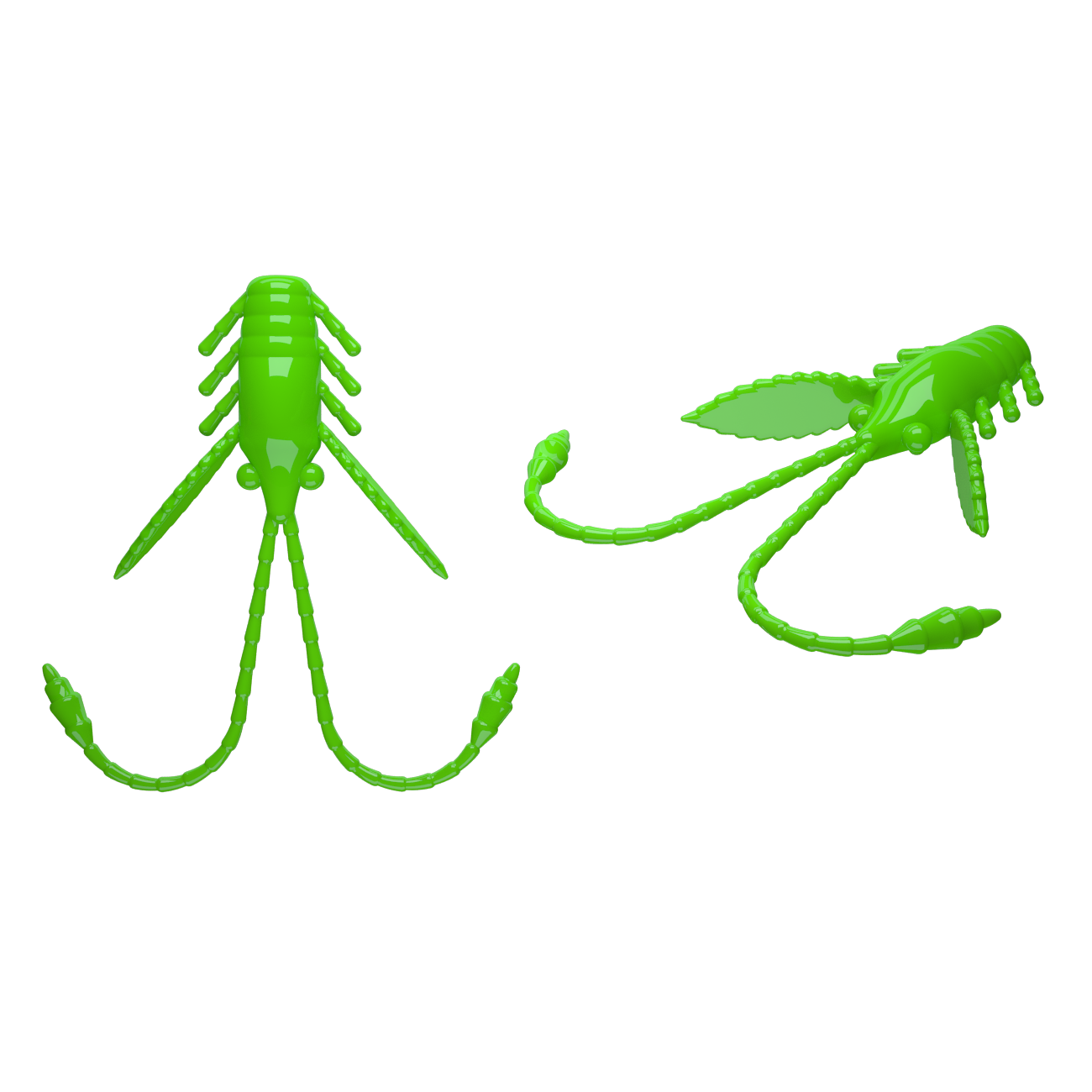 Köp Libra Lures Pro Nymph - Hot Green (Krill) på MiEKOfishing.se!