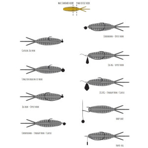Köp Libra Lures Turbo Worm - Hot Yellow (Krill) på MiEKOfishing.se!