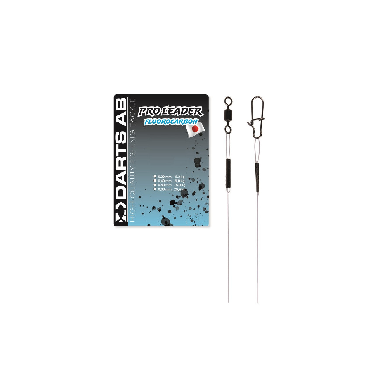 Köp Darts Fluorocarbontafs - LIGHT 40cm på Miekofishing.se!