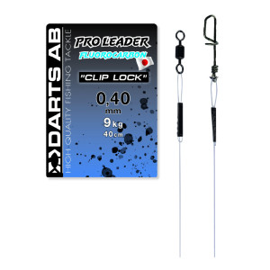 Köp Darts Fluorocarbontafs - CLIP LOCK 40cm på Miekofishing.se!