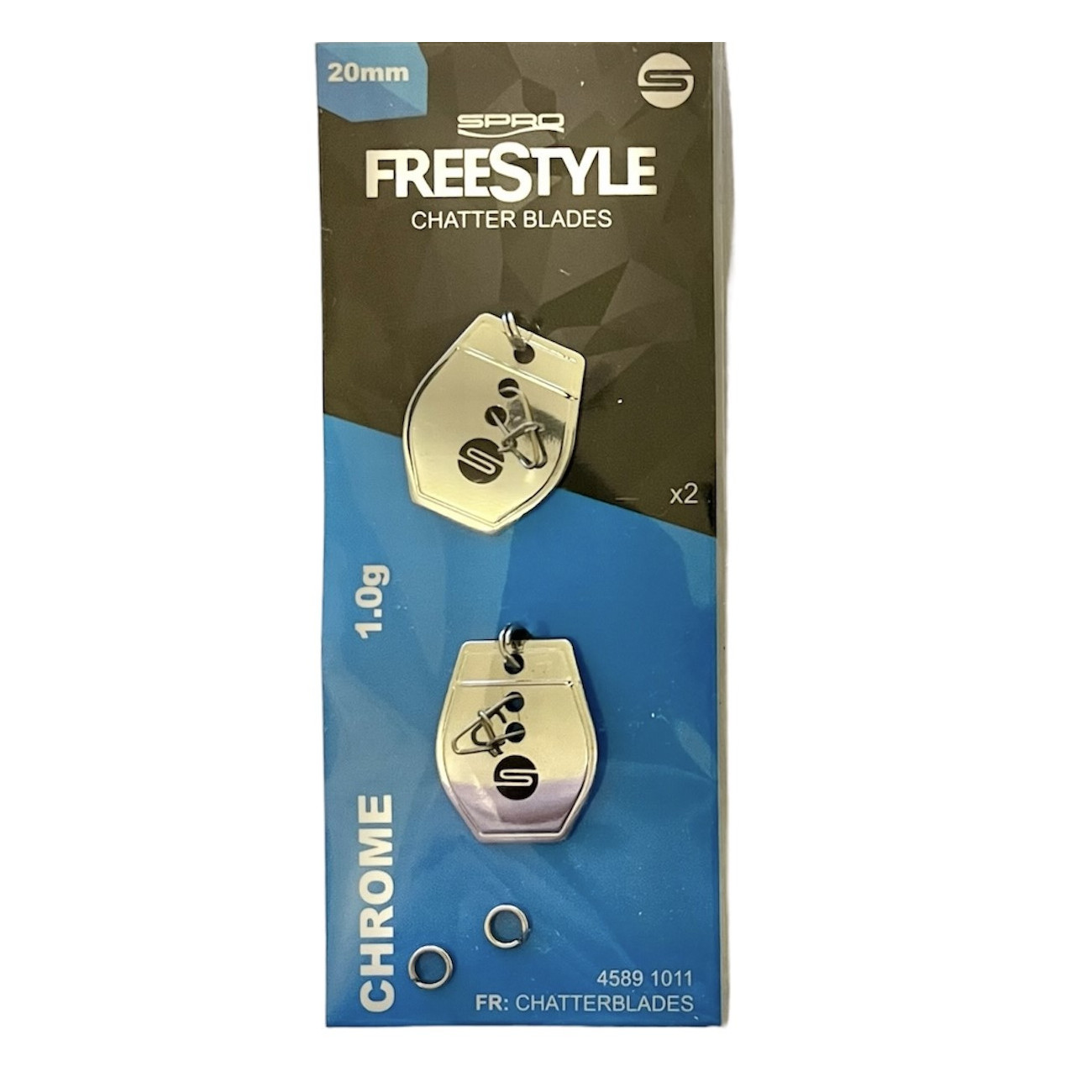 Köp Spro Freestyle Chatterblades - Chrome (2-pack) på Miekofishing.se!