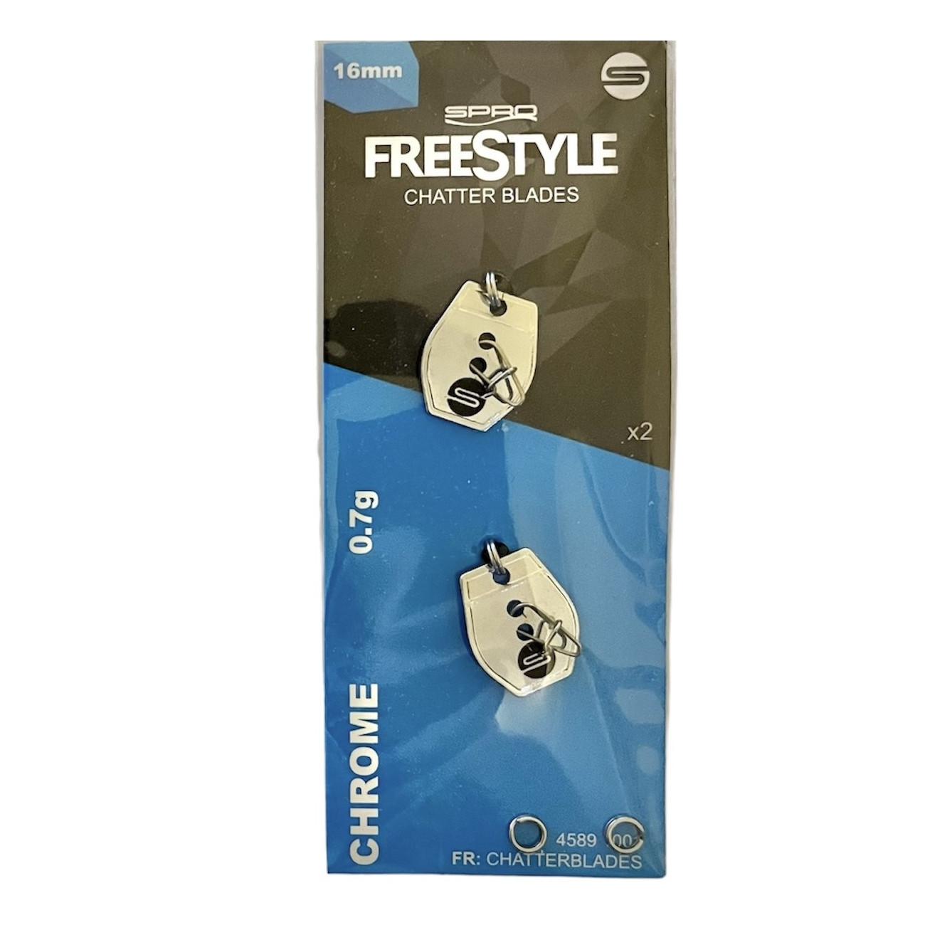 Köp Spro Freestyle Chatterblades - Chrome (2-pack) på Miekofishing.se!