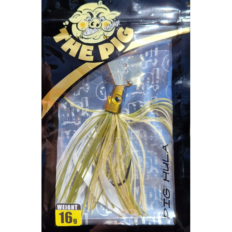 Köp Pig Hula Chatterbait 16g - Golden Shiner på Miekofishing.se!