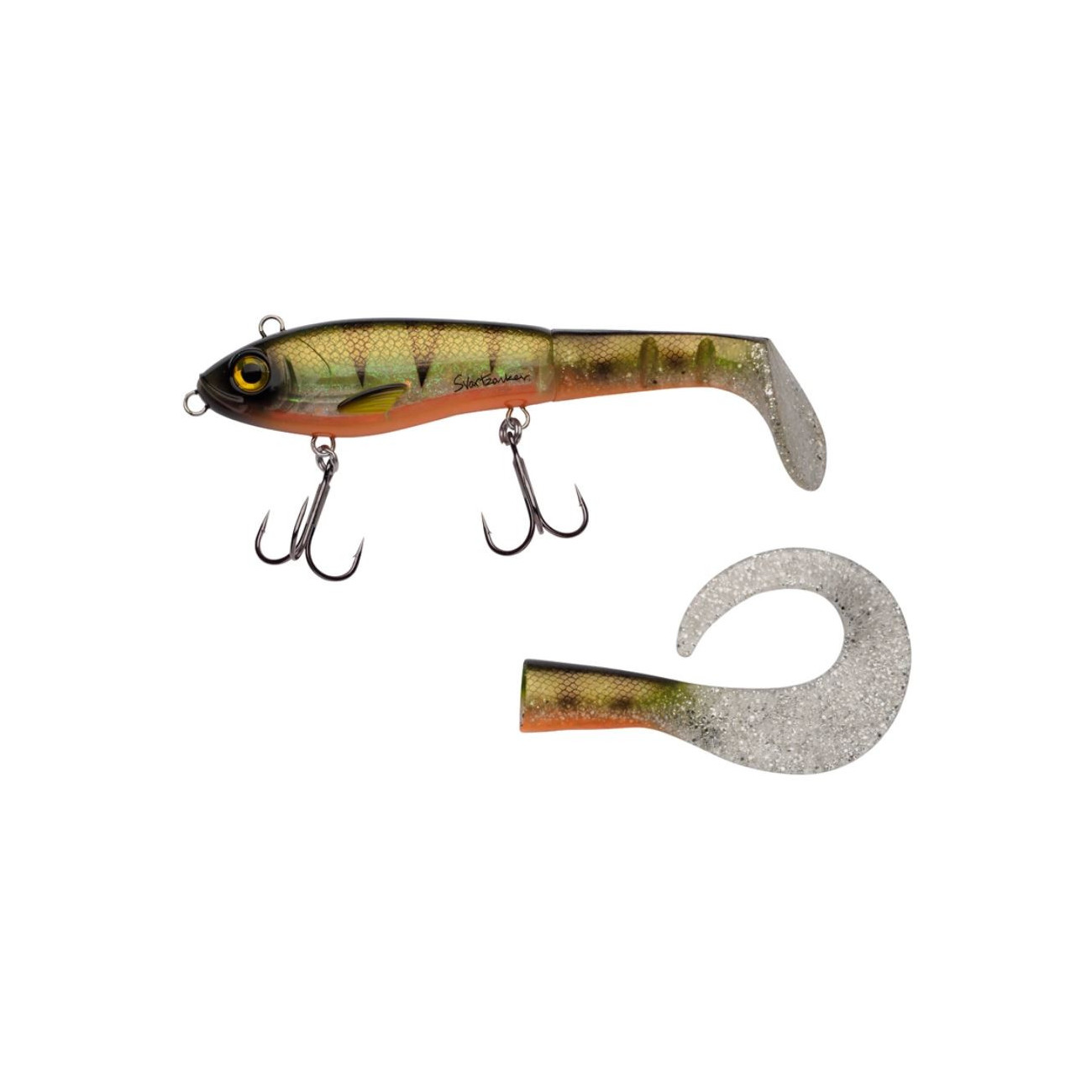 Köp Abu SvartZonker McHybrid 16,5cm - Yellow Fin Perch på Miekofishing.se!