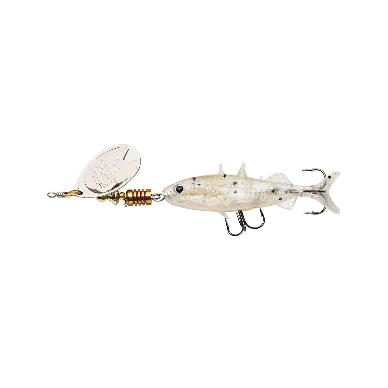 Köp Abu FA Stickle Spinner 8cm - Salt and Pepper på Miekofishing.se!