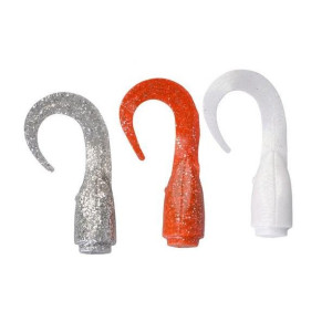 Savage Gear 3D Hard Eel Short Tails 17 cm - Orange/Silver/White