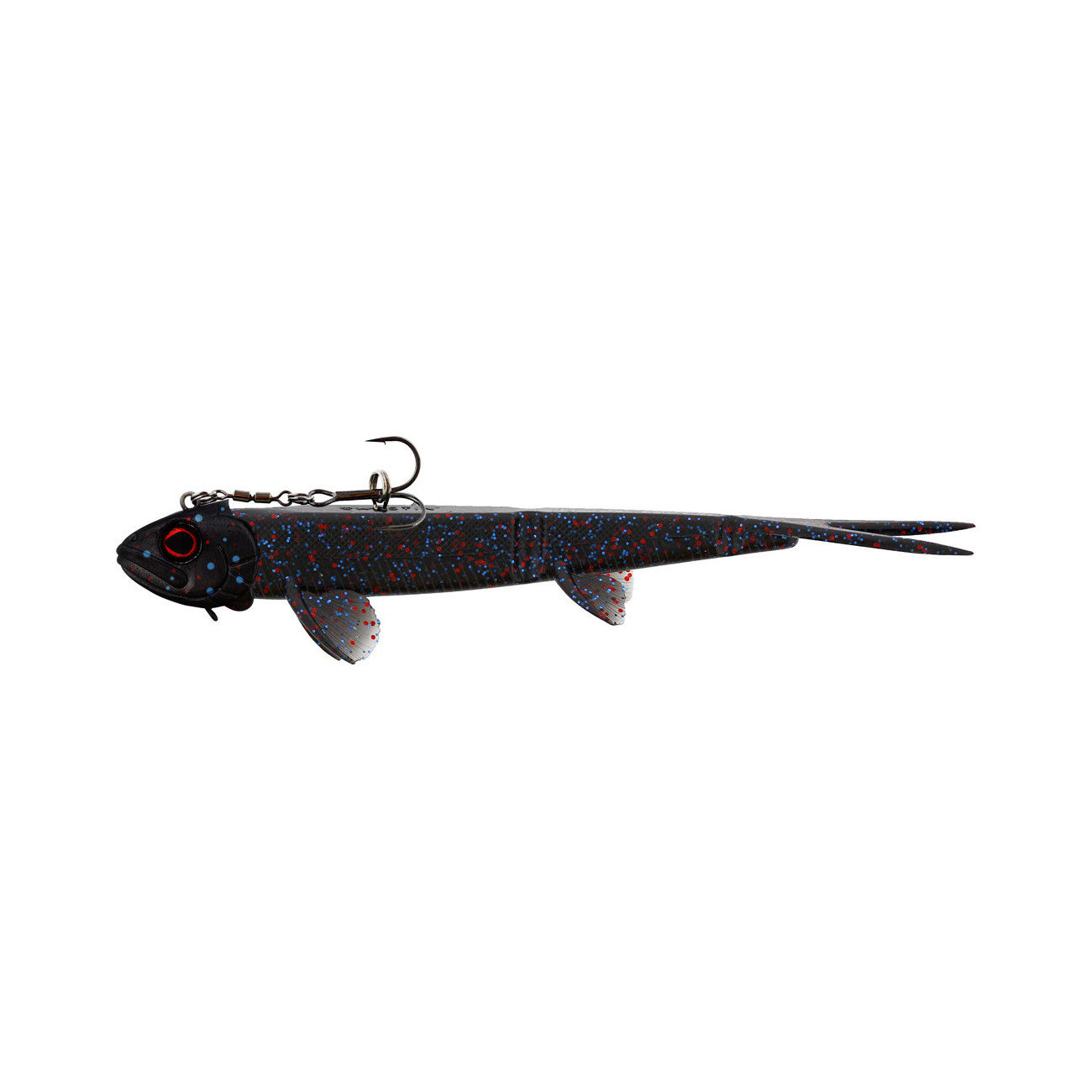 Köp Westin TwinTeez Pelagic V-Tail R'n'R 21cm - Black Mamba på MiEKO
