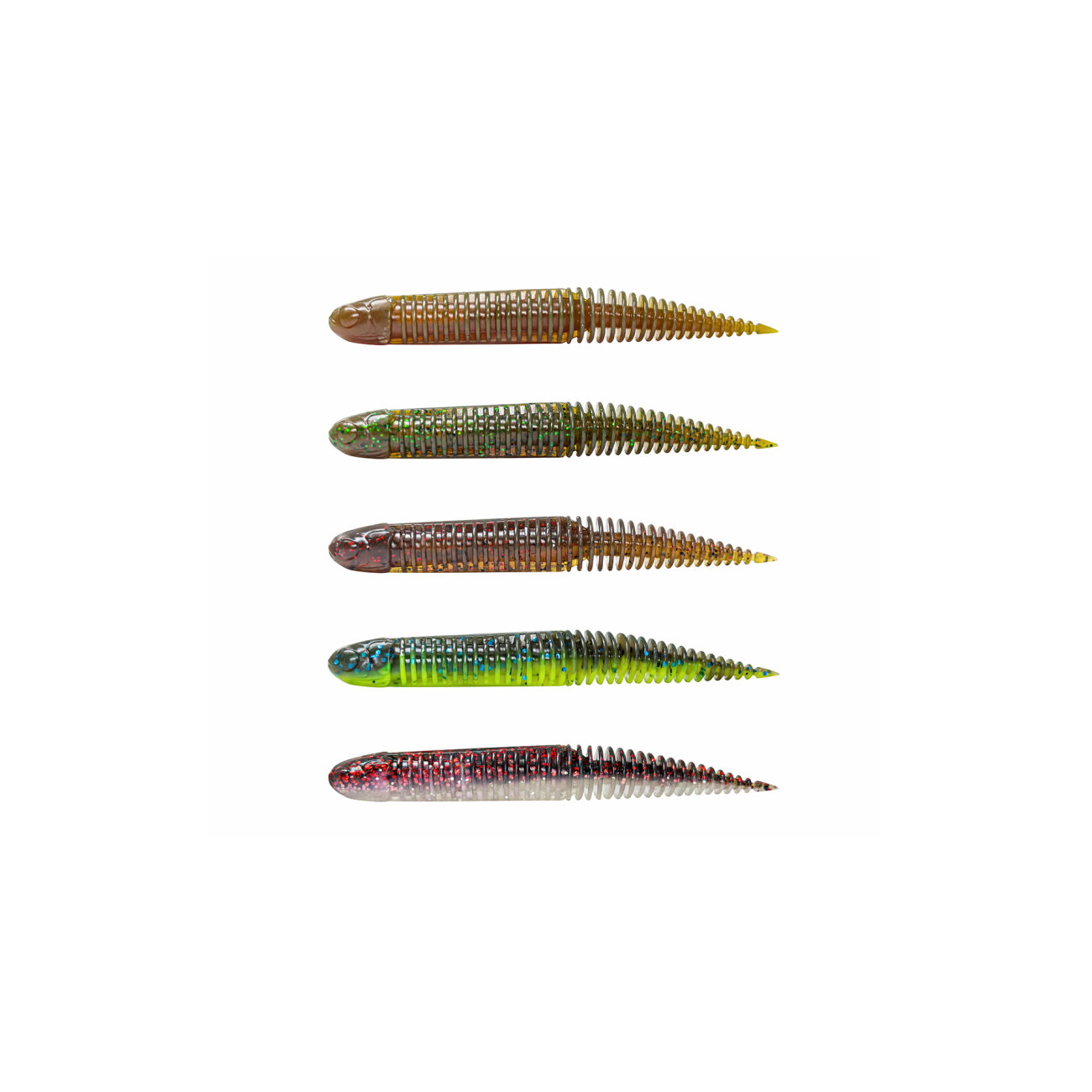 Köp Ned Dragon Tail Slug 10cm 5,5g - Clearwater Mix på Miekofishing.se