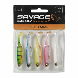 Köp Savage Gear Craft Shad Mix 10cm 6g - (5-pack) på Miekofishing.se
