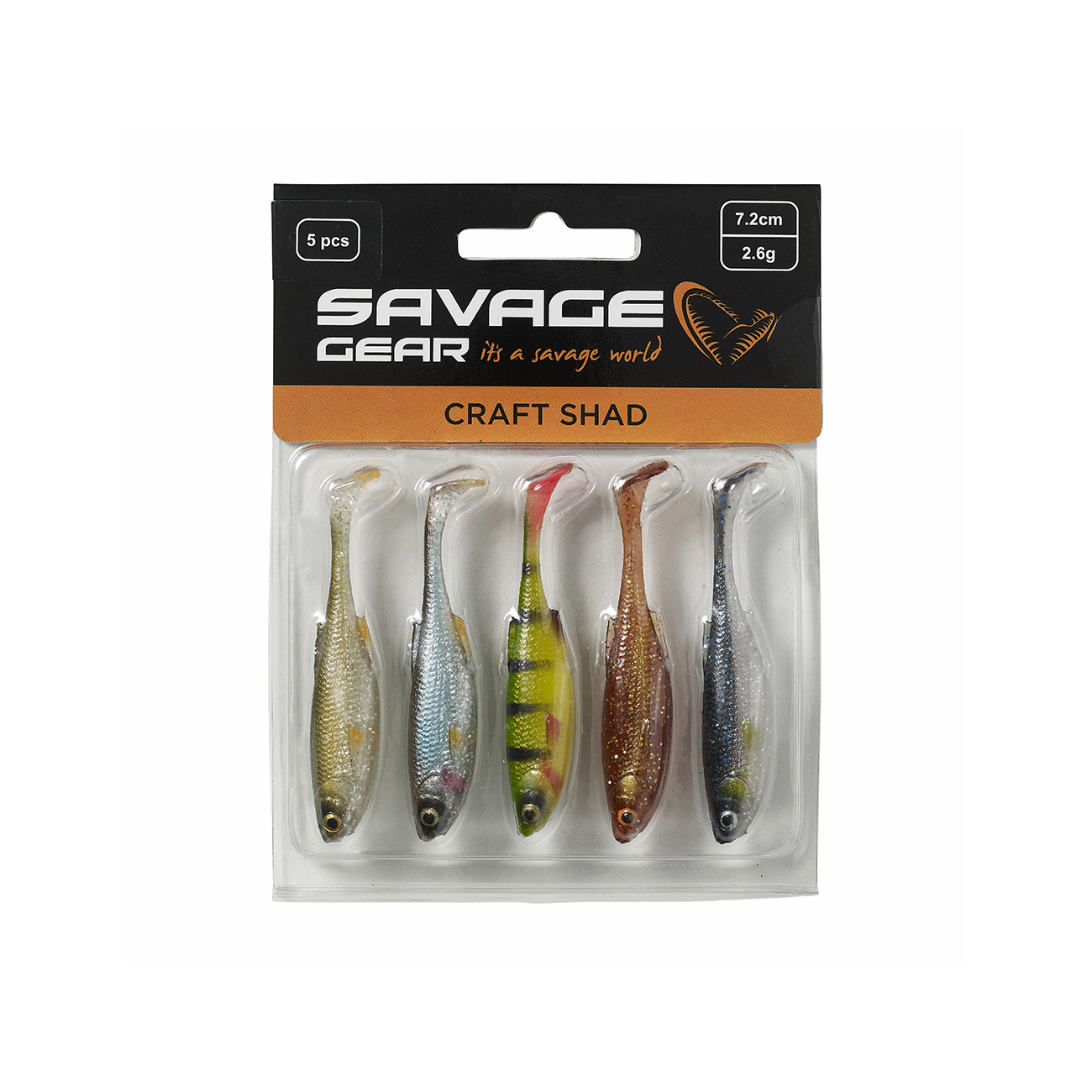 Köp Savage Gear Craft Shad Mix 8,8cm 4,2g - (5-pack) på Miekofishing