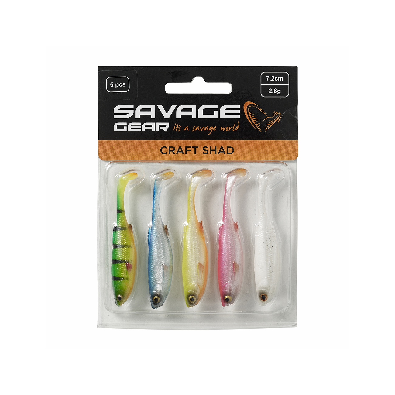 Köp Savage Gear Craft Shad Mix 7,2cm 2,6g - (5-pack) på Miekofishing