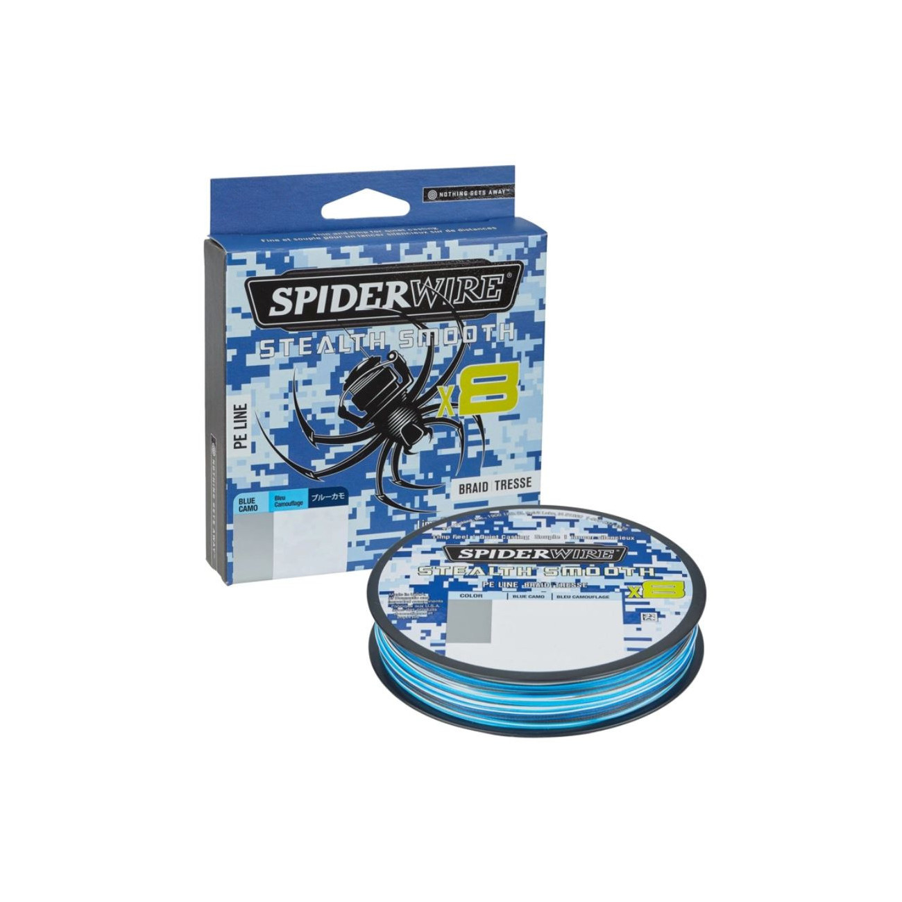 Köp SpiderWire 0,29mm Stealth Smooth 8 - Blue Camo på Miekofishing.se!