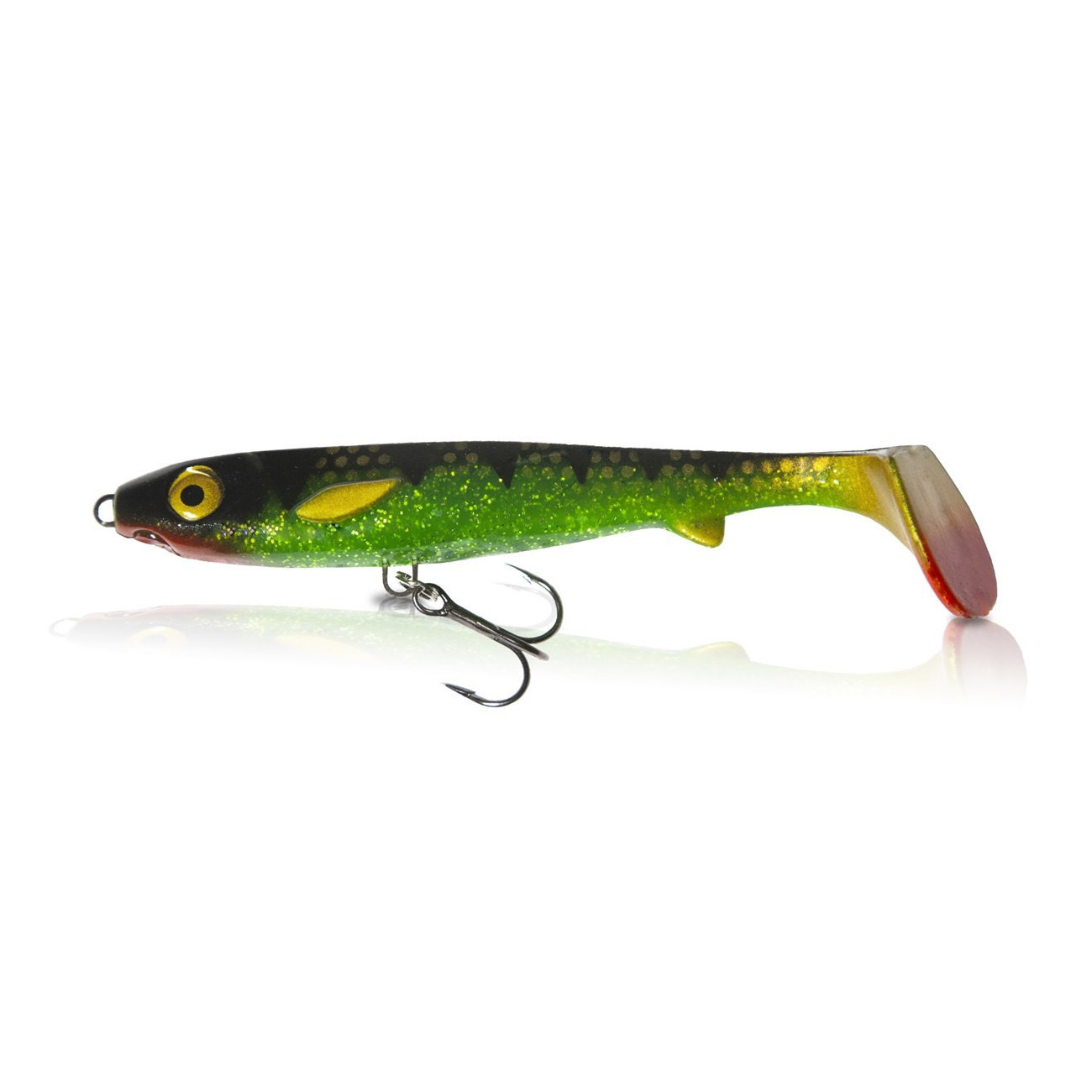 Köp Flatnose Shad Jr 15 cm RnR - Dirty Perch (2-pack) på Mieko Fishing!