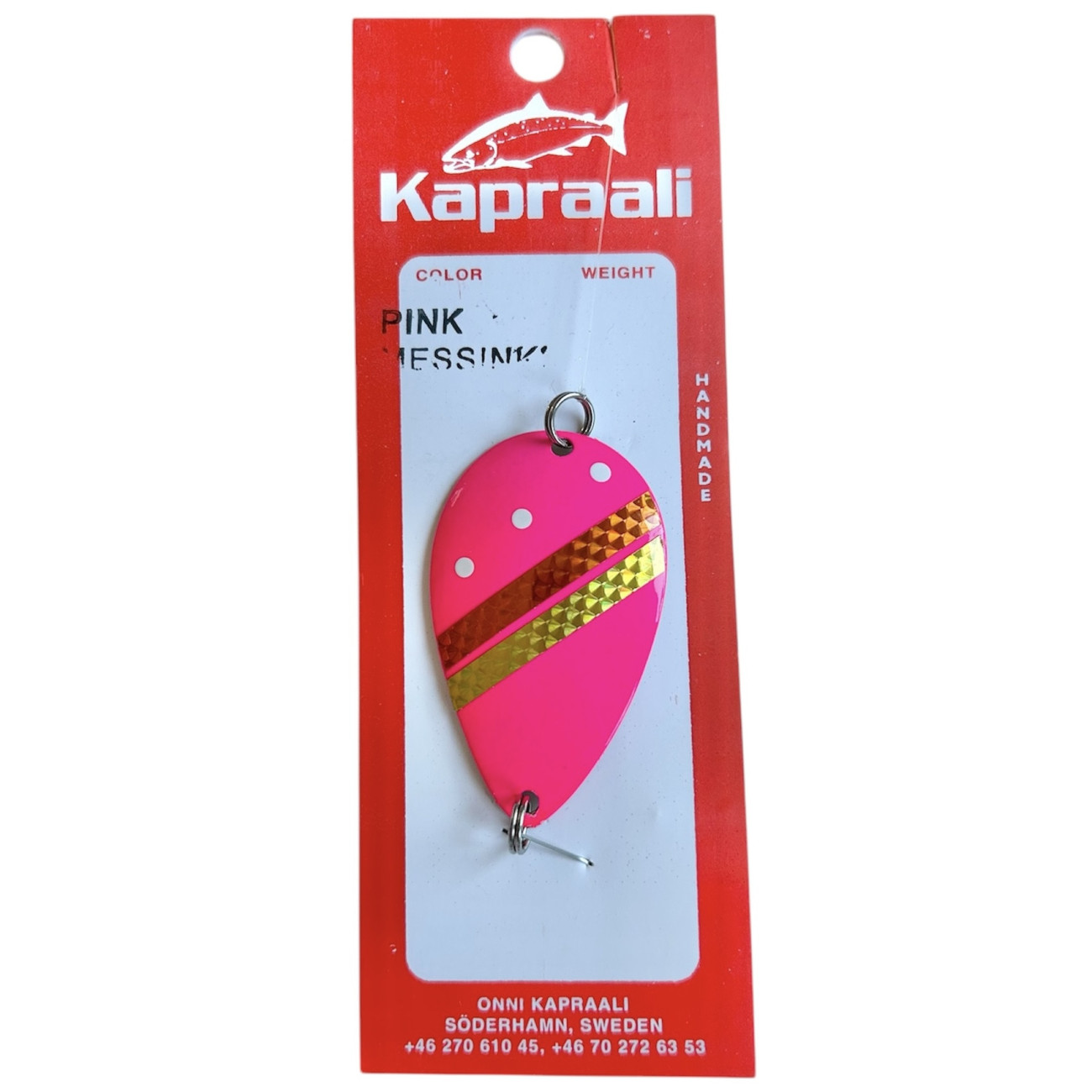 Köp Kapraali Rödingblänke 1 - Pink Messinki på Miekofishing.se!