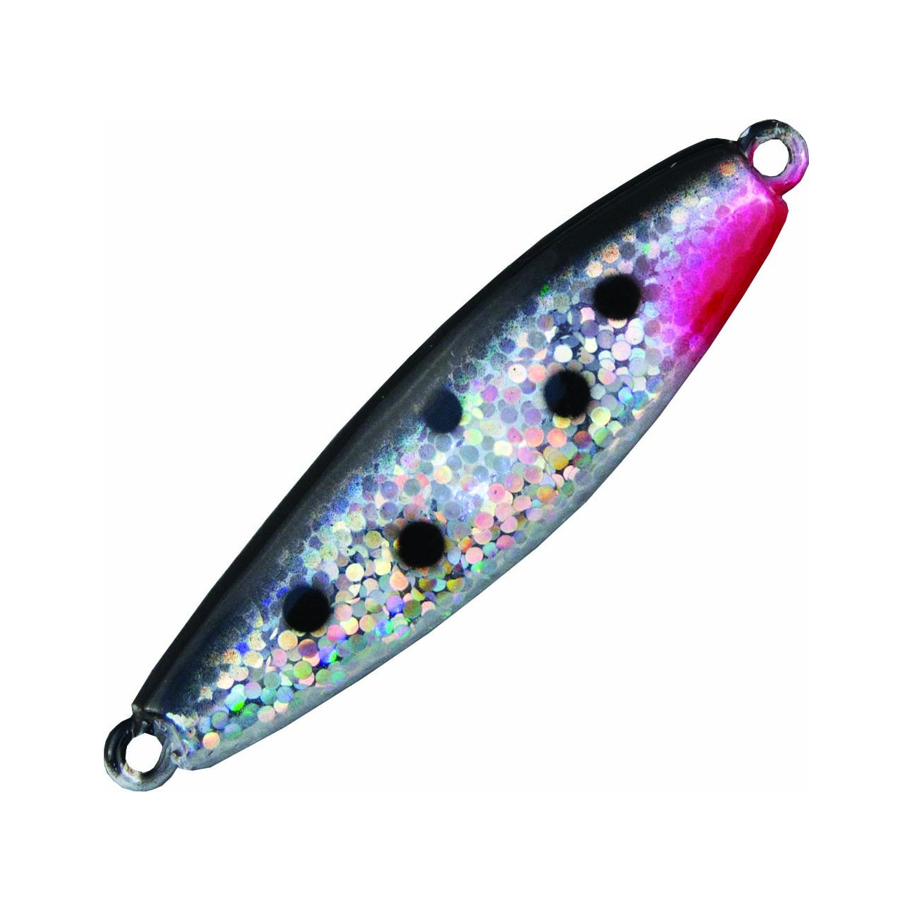 Köp Turbodraget 14 gr - Silverglitter/Svart prickig Färg 24 på MiEKO!