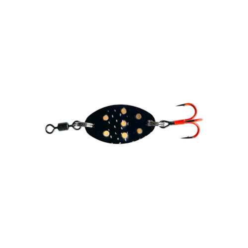Köp Mieko Trout 7 gram - Black Fluo Orange Dots på Miekofishing.se!