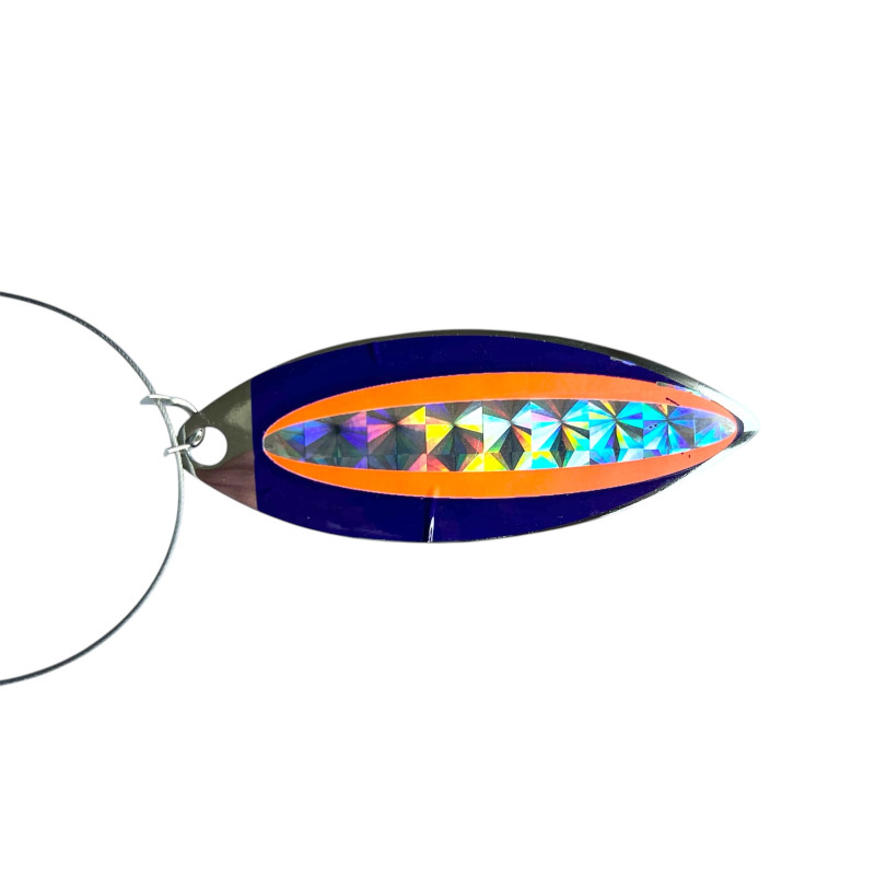 Köp Mieko Långedrag - Purple Silver Star (Spin-N-Glow) hos MIEKO!