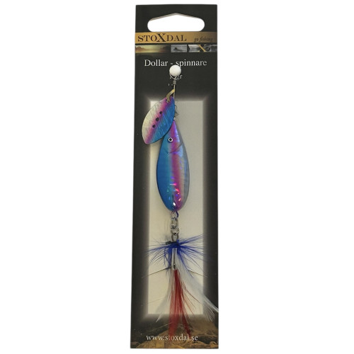 Köp Dollar Spinnare 12 gram - Blå/Lila (Rainbow) på Miekofishing.se!