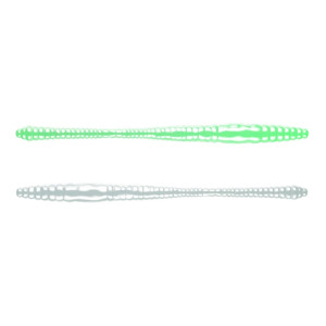 Köp Dying Worm 70mm - Glow UV Green (Krill) Libra Lures på MiEKO!
