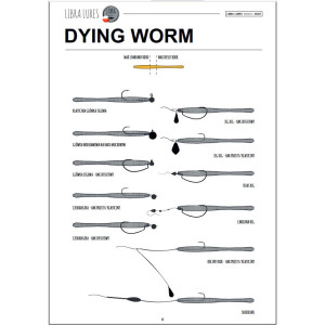 Köp Dying Worm 70mm - Red (Krill) Libra Lures på MiEKO!