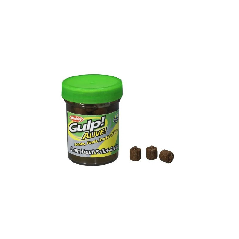 Köp Gulp Alive Trout Pellets - Garlic på Miekofishing.se!