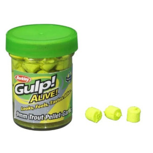 Köp Gulp Alive Trout Pellets Chartreuse - Garlic på Miekofishing.se!