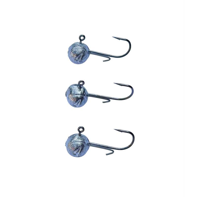 Köp Jiggskallar 4g #6 Black Slim Micro (3-pack) på Miekofishing.se!