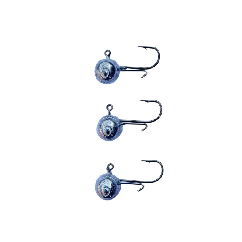 Köp Jiggskallar 6g #6 Black Slim Micro (3-pack) på Miekofishing.se!