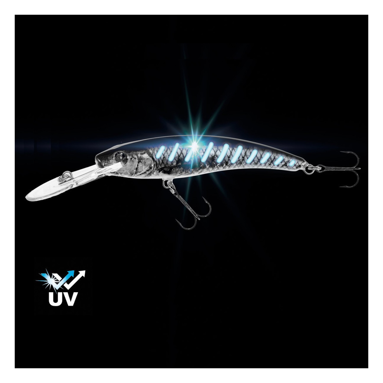 Köp Jaxon Diver Gösvobbler 11 cm - UV Roach på Miekofishing.se!