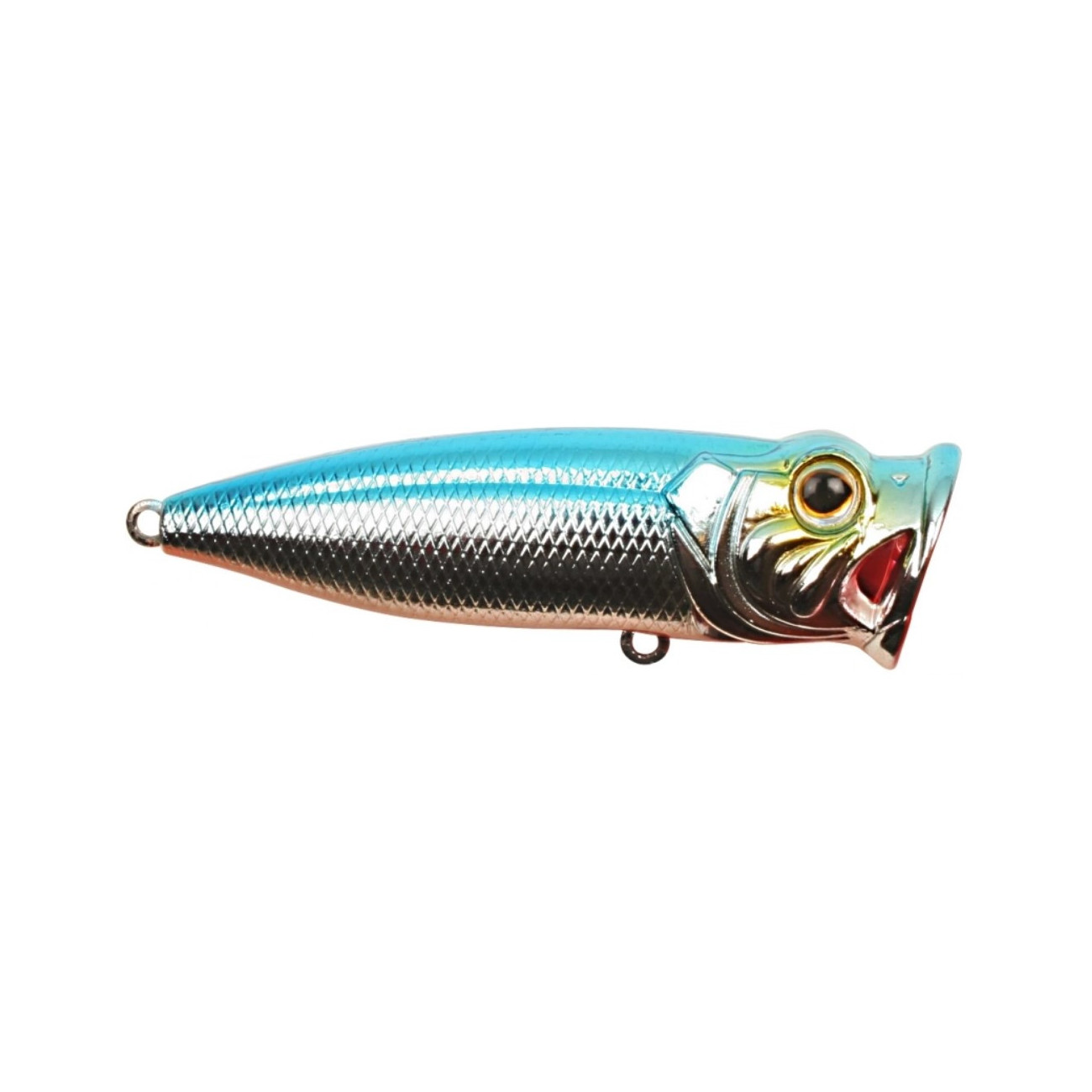 Köp Strike Pro Pike Pop 9 cm - Blue Silver OB på Miekofishing.se!