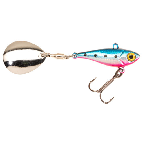 Köp Jaxon Rapid Tail Spinner 12g - Blue Silver Pink på MiEKO!