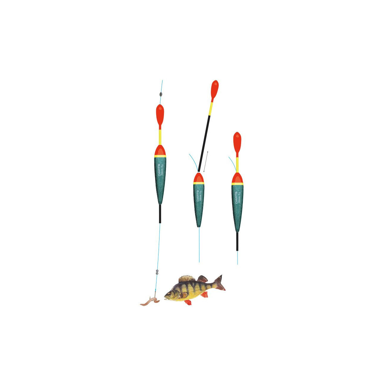 Köp Darts Abborrflöte 6 gr, online på Miekofishing.se!