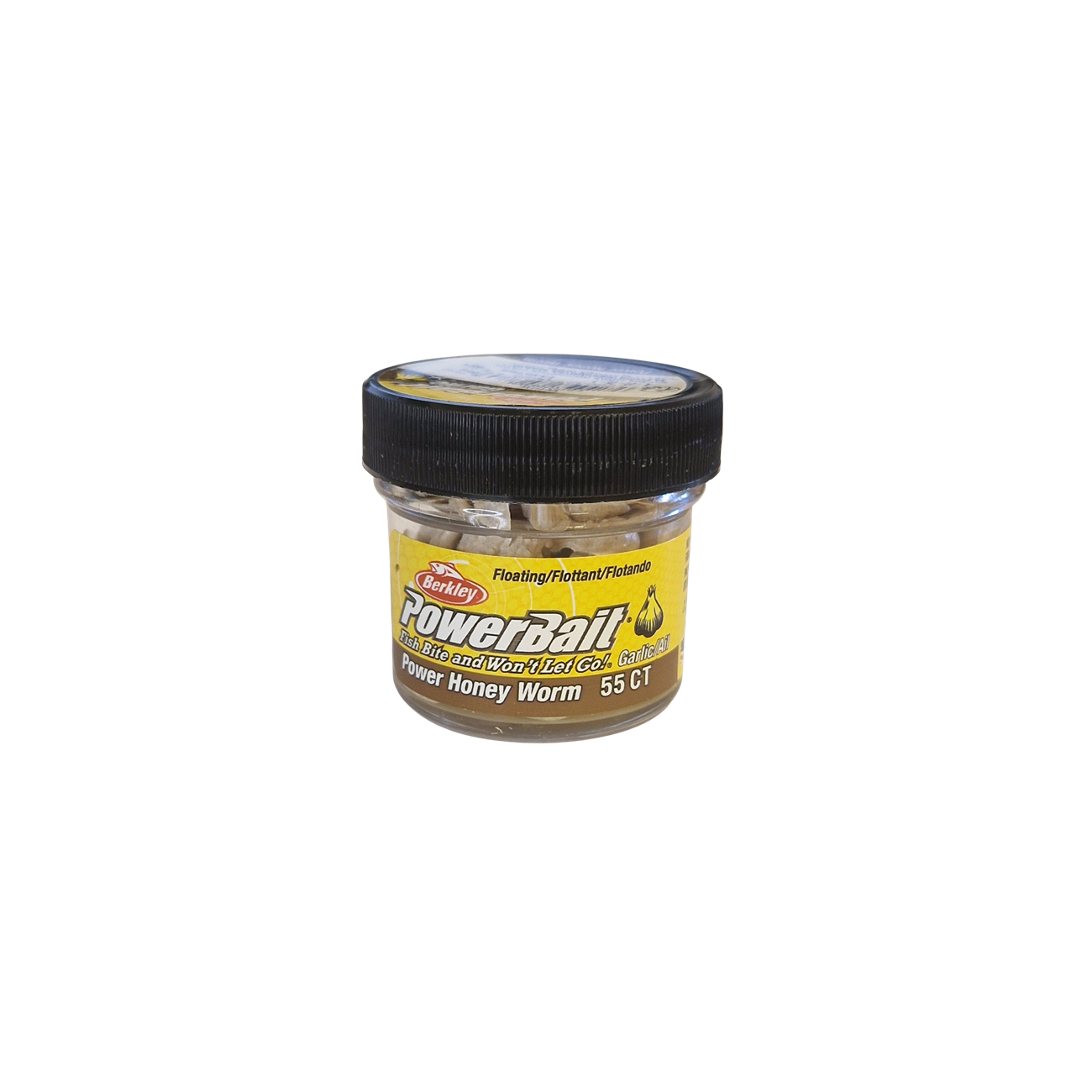 Köp PowerBait Honey Worm 25mm - White (Garlic) på MiEKOfishing.se!