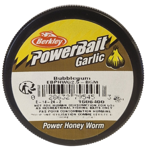 Köp PowerBait Honey Worm 25mm - Bubblegum (Garlic) på MiEKOfishing.se!