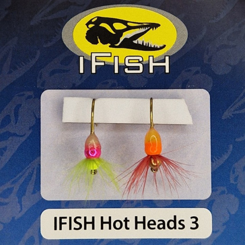 Köp IFISH Hot Heads 3 - Pimpelkrok (2-pack) på Miekofishing.se!