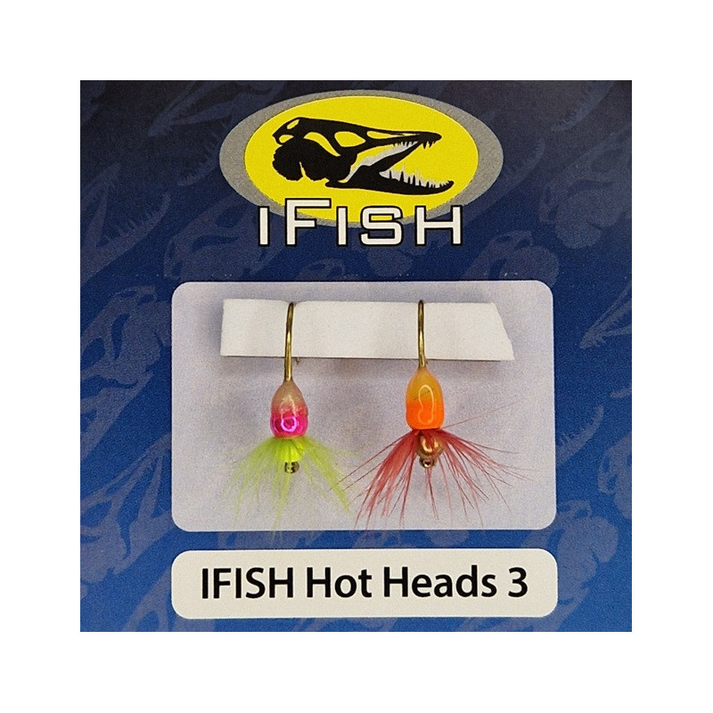 Köp IFISH Hot Heads 3 - Pimpelkrok (2-pack) på Miekofishing.se!
