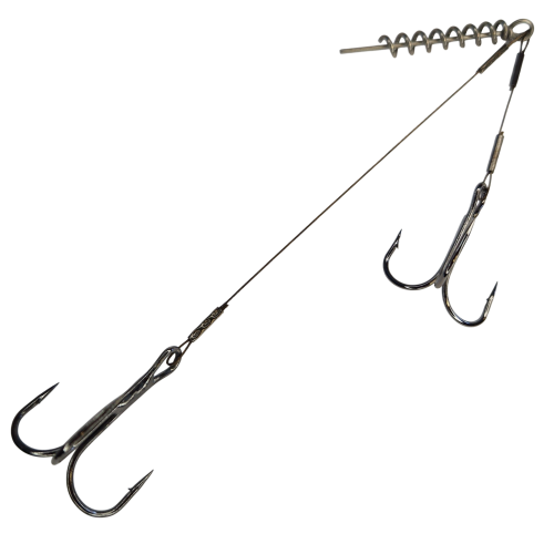 Köp Shallow Stinger, Dubbel 1x7 Wire,10+4cm, strl 1+2 på Miekofishing!