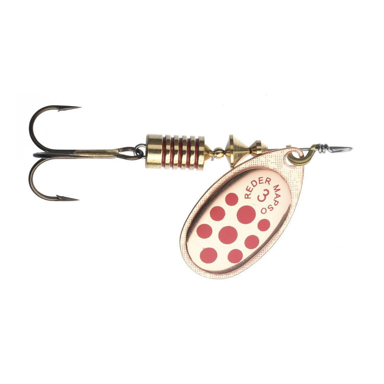 Köp Jaxon Reder 3 - Koppar/Röda prickar (7g) på Miekofishing.se!